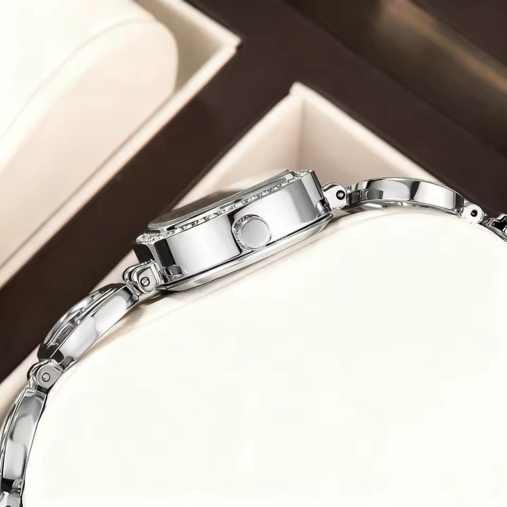 Silver Watch with Gold Details - Picture 4 of 8